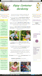 Mobile Screenshot of enjoycontainergardening.com